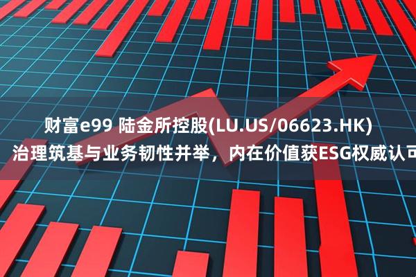财富e99 陆金所控股(LU.US/06623.HK)：治理筑基与业务韧性并举，内在价值获ESG权威认可