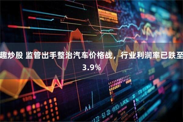 趣炒股 监管出手整治汽车价格战，行业利润率已跌至3.9%
